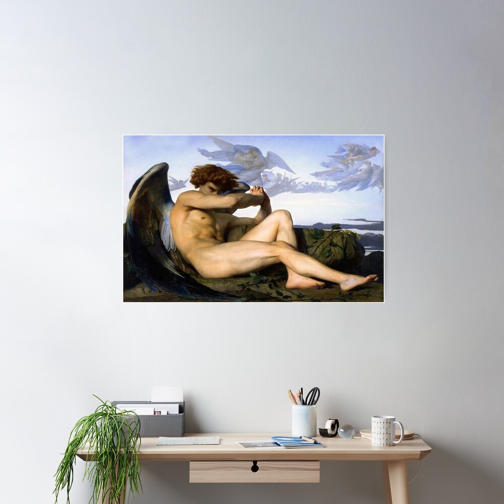 Fallen Angel Alexandre Cabanel Poster