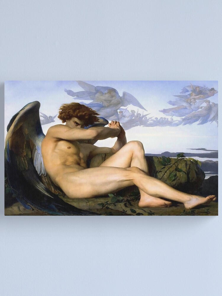 Alternate view of Fallen Angel Alexandre Cabanel Canvas Print