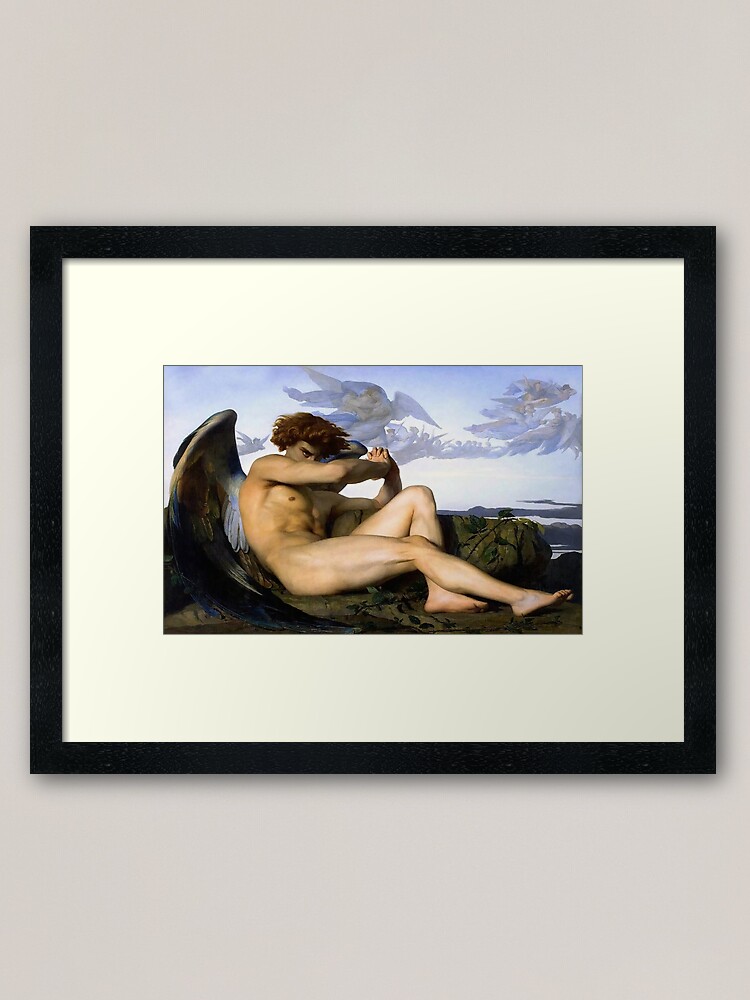 Alternate view of Fallen Angel Alexandre Cabanel Framed Art Print