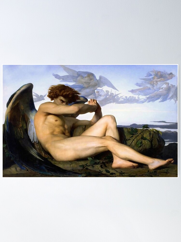 Alternate view of Fallen Angel Alexandre Cabanel Poster