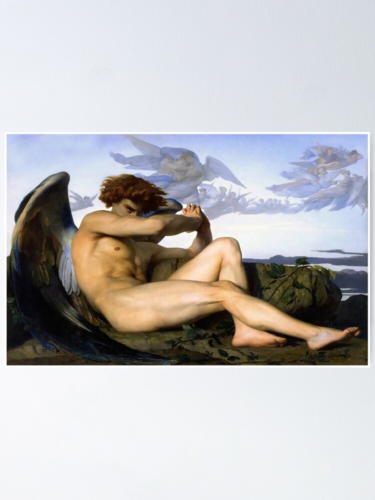 Alternate view of Fallen Angel Alexandre Cabanel Poster