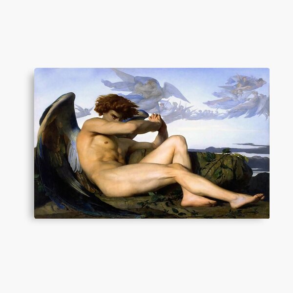 Ángel caído Alexandre Cabanel Lienzo