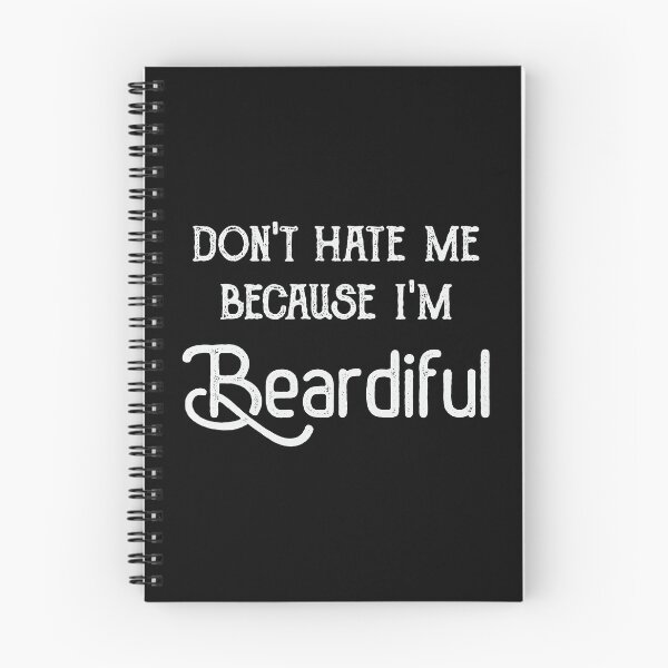 Item preview, Don't Hate Me Because I'm Beardiful designed and sold by FontfulDesigns.