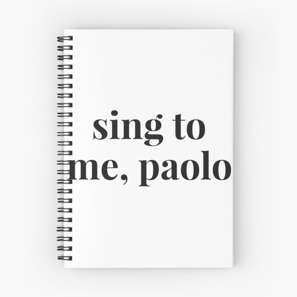 Item preview, sing to me paolo designed and sold by laurenc97.