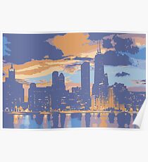 Chicago skyline Poster