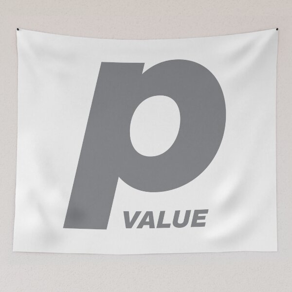 Item preview, P-Value: Statistic Significance designed and sold by bald.design.