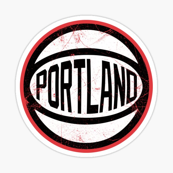 NBA Portland Trail Blazers Rip City Logo Fathead Real Big Decals, 51W x  21H 
