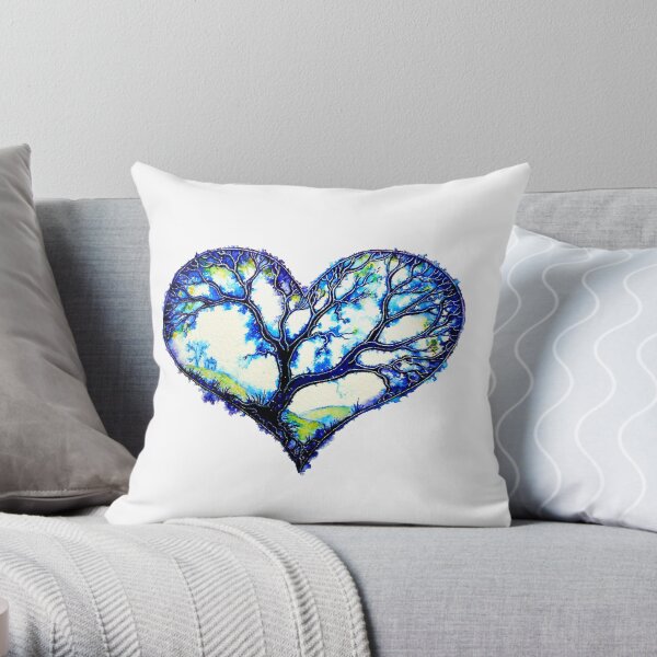 Home Is Where The Heart Is - Trees Throw Pillow