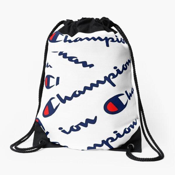 champion collage Drawstring Bag