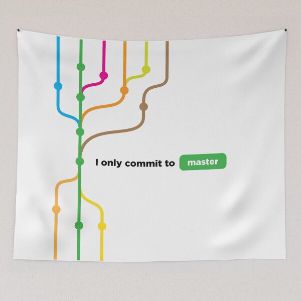 Item preview, I only commit to master (color) designed and sold by bald.design.