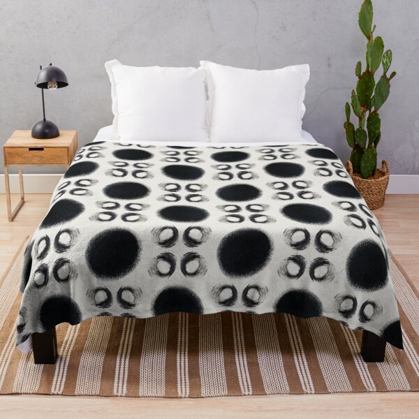 Item preview, Four Plus One Black Circles designed and sold by Ruth Palmer.