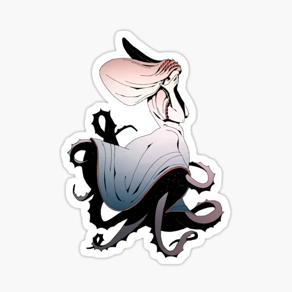 Dumbo Octopus Mermaid Sticker