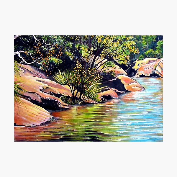 Jellybean Pool, Blue Mountains Photographic Print