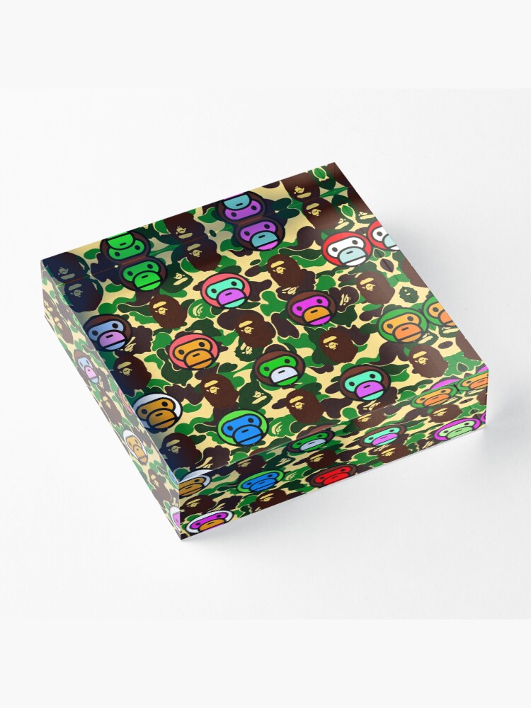 Alternate view of Bape Army Collage Acrylic Block