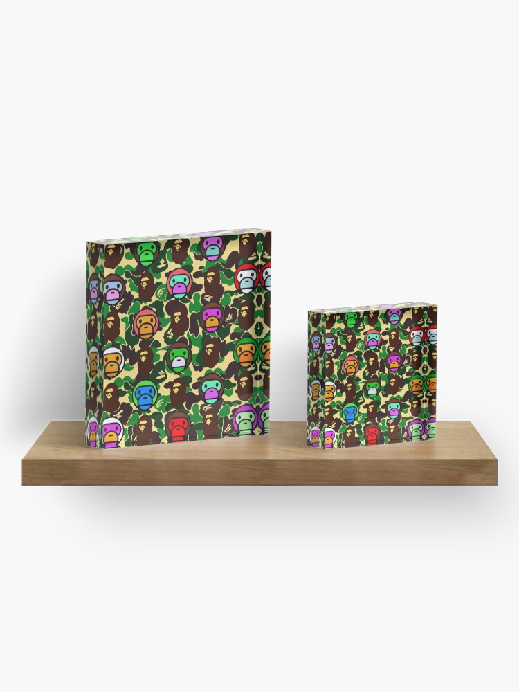 Alternate view of Bape Army Collage Acrylic Block