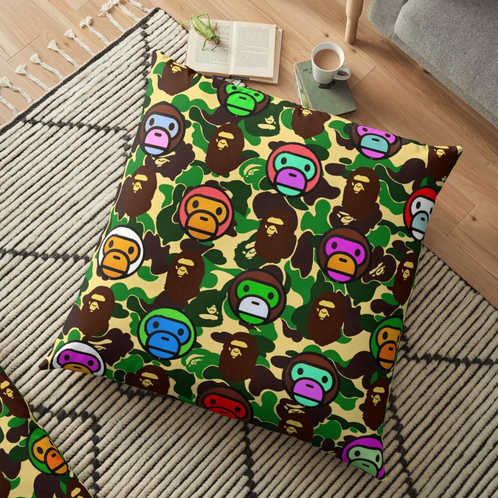 Bape Army Collage Floor Pillow