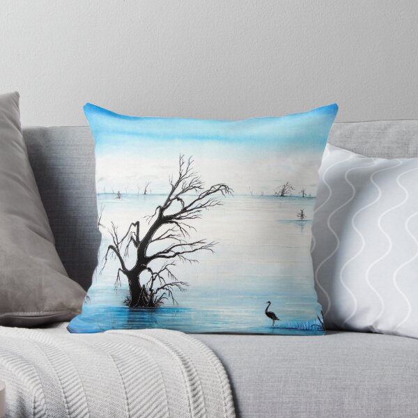 Silent Reflections Throw Pillow
