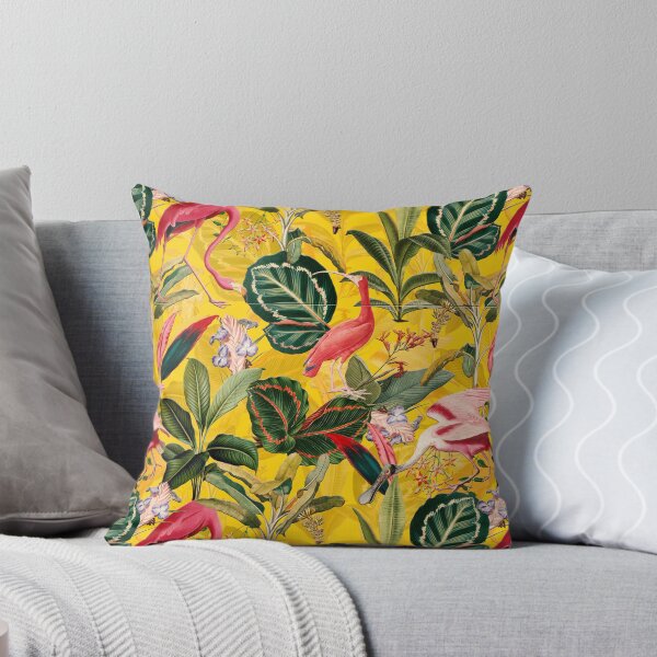 Item preview, Vintage Yellow Tropical Bird Jungle Botanical Garden Nightgarden designed and sold by UtArt.