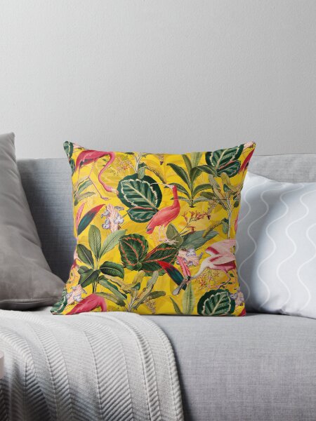 Item preview, Vintage Yellow Tropical Bird Jungle Botanical Garden Nightgarden designed and sold by UtArt.