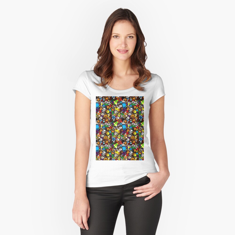 Item preview, Fitted Scoop T-Shirt designed and sold by DorothyNinch.