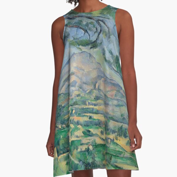 Paul Cézanne - Post Impressionist - Aix-en-Provence A-Line Dress