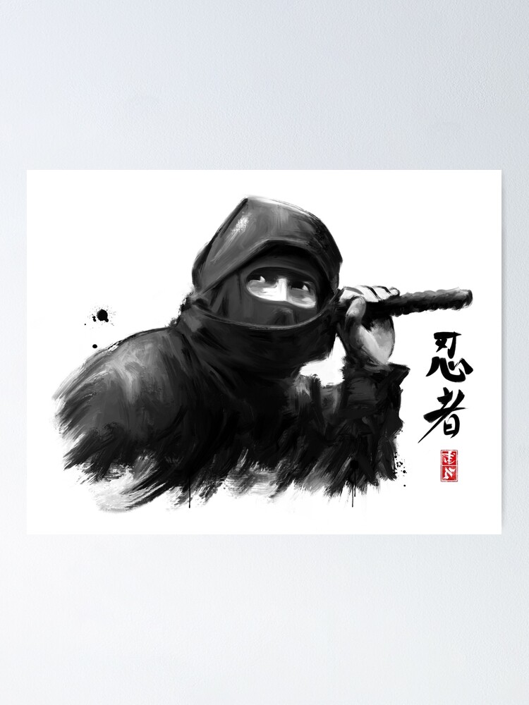 Ninja - The Assassin Poster for Sale by Renelisches