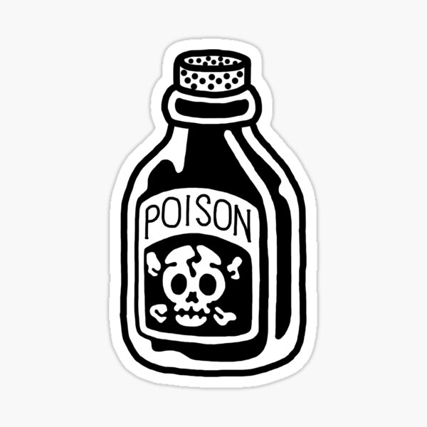 poison sticker Sticker