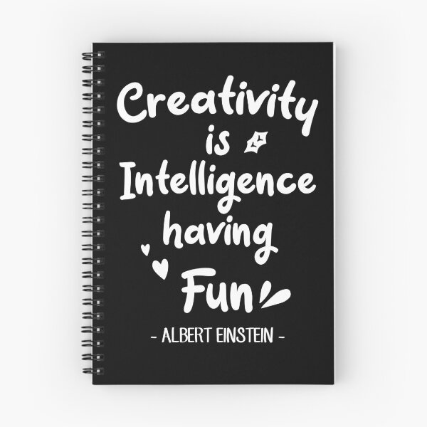Item preview, Creativity is Intelligence having fun designed and sold by Mad Over Store.