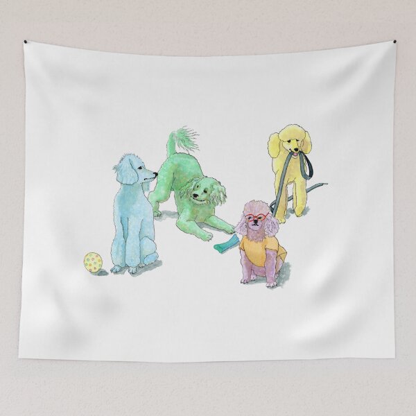 Item preview, Poodle Pranks designed and sold by AuntieBetty.