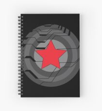 Winter Soldier Shield Spiral Notebook