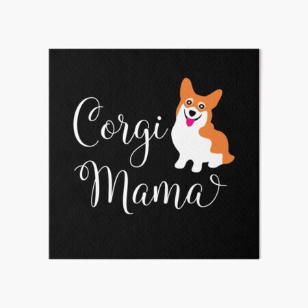 Download Corgi Cartoon Wall Art Redbubble