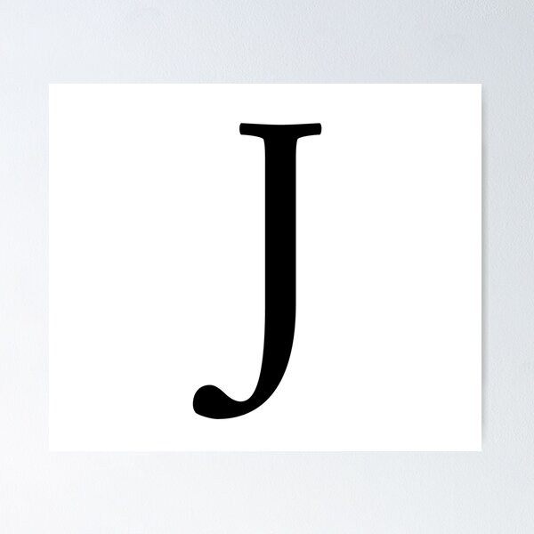 Item preview, Letter J - Roman designed and sold by aether951.
