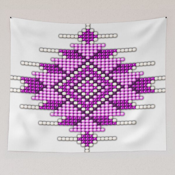 Item preview, Pink Native American-Style Sunburst designed and sold by Naumaddic Arts.