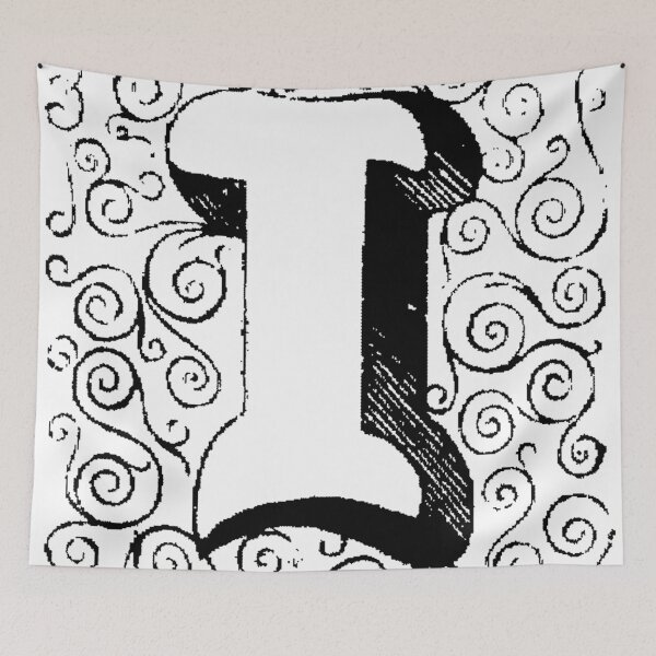 Item preview, Block Alphabet Letter I designed and sold by Quill-n-Ink.