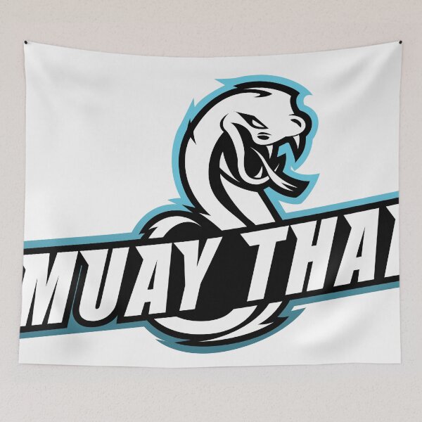 Item preview, muay thai viper badge logo thailand snake fighter designed and sold by lu2k.