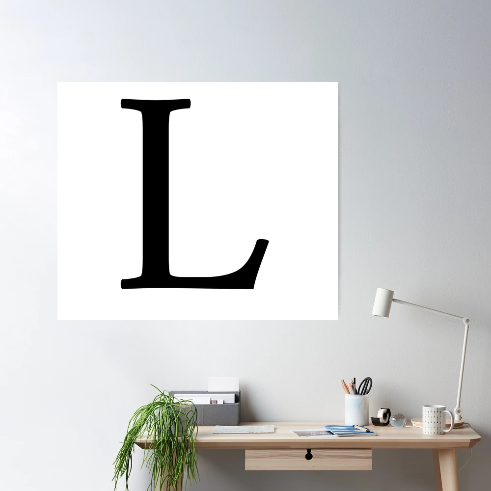 Letter L - Roman Poster for Sale by aether951