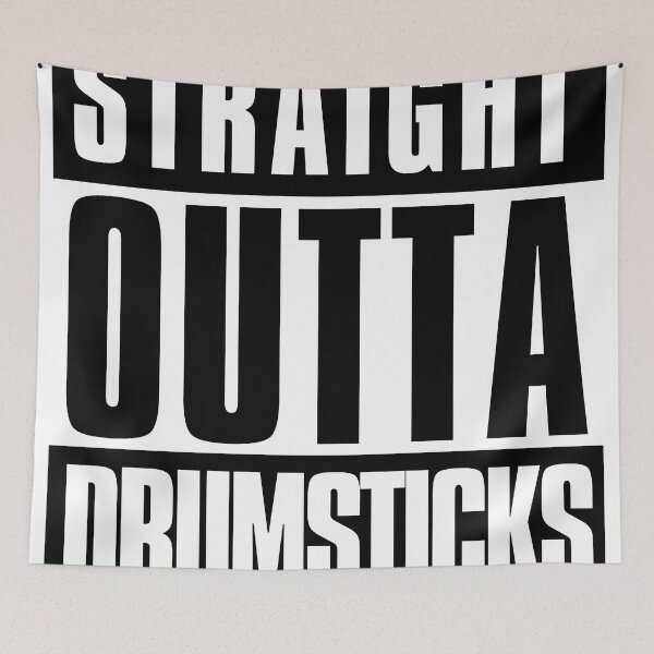 Artikelvorschau, Straight Outta Drumsticks entworfen und verkauft von sketchNkustom.