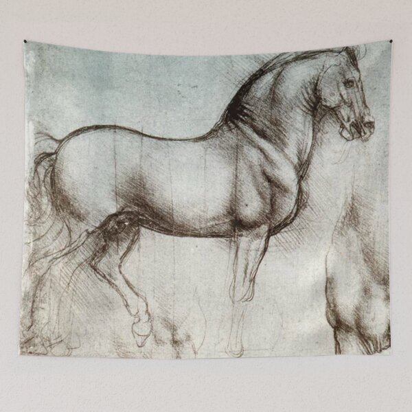 Item preview, Horse sketches by Leonardo Da Vinci designed and sold by Vintage Designs +.