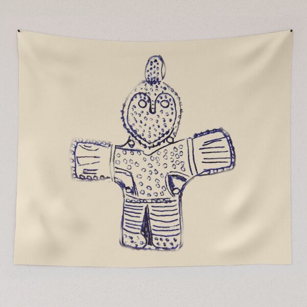 Item preview, Oldest Viking Crucifix uncovered in Denmark, rough drawing designed and sold by JoAnnFineArt.