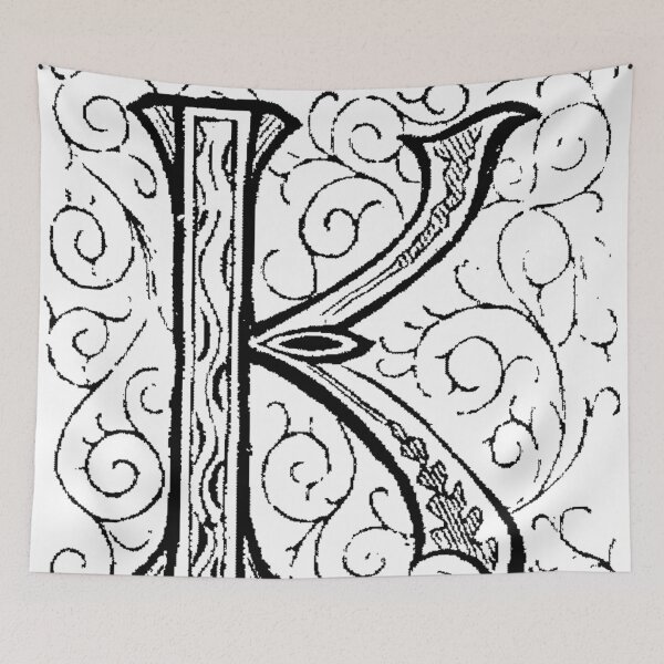 Item preview, Beveled Alphabet Letter K designed and sold by Quill-n-Ink.