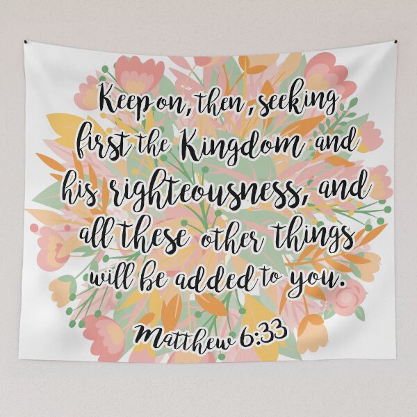 Item preview, Matthew 6:33 designed and sold by ReVivingHoPe.