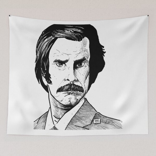 Item preview, RON BURGUNDY? designed and sold by terrybrownart.