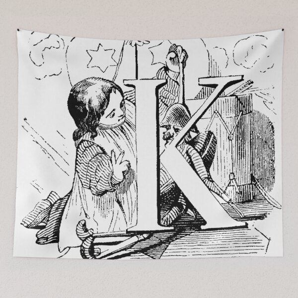 Item preview, Child Alphabet Letter K designed and sold by Quill-n-Ink.