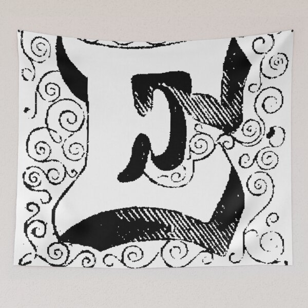 Item preview, Block Alphabet Letter E designed and sold by Quill-n-Ink.
