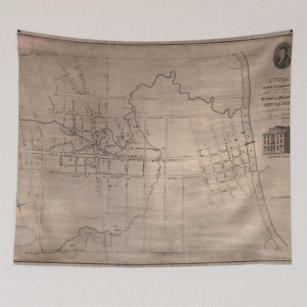 Item preview, Vintage Map of Fayetteville North Carolina (1822) designed and sold by BravuraMedia.