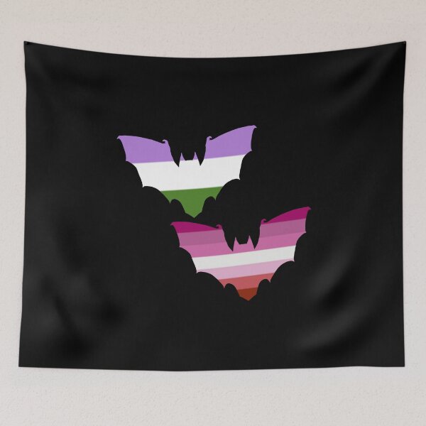 Item preview, Genderqueer Lesbian Pride Bats designed and sold by shaneisadragon.