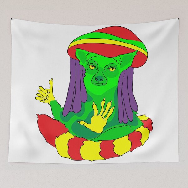 Item preview, Rastaman lemur designed and sold by stickerium.
