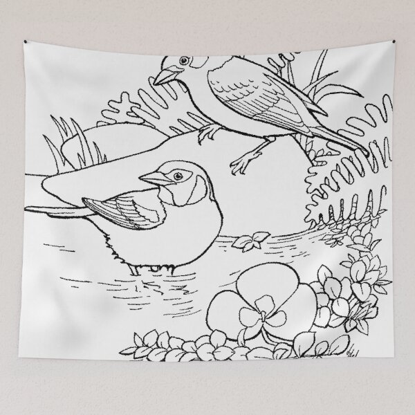 Item preview, Creekside, Coloring Project.   designed and sold by Quill-n-Ink.