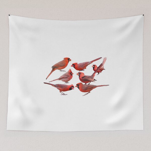Item preview, Seven Red Birds A Chirping designed and sold by Bonnie T.  Barry.