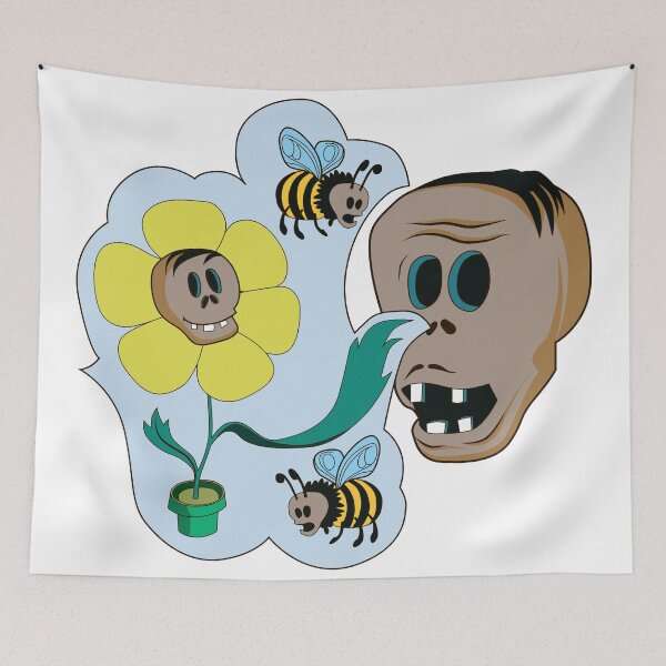 Item preview, Zombie and sunflower designed and sold by stickerium.
